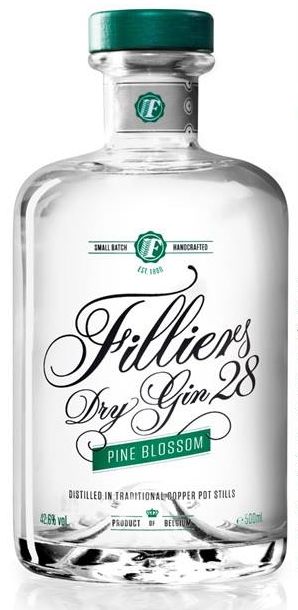 Filliers Dry Gin 28 Pine Blossom, 0,5 ltr., 42% alc.-0