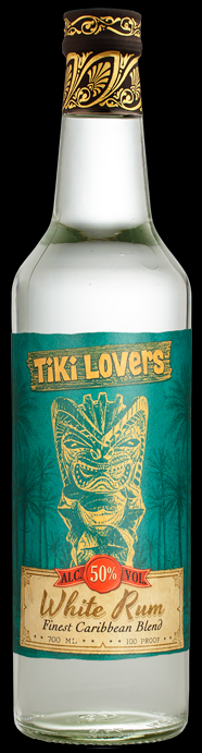 Tiki Lovers White Rum, 70 cl., 50% alc.-1547
