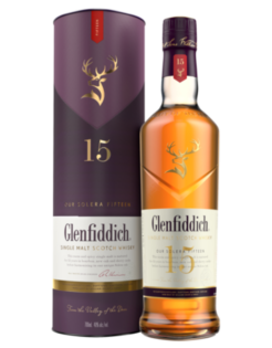 Glenfiddich 15 years old Solera Reserve, 70 cl., 40% alc.