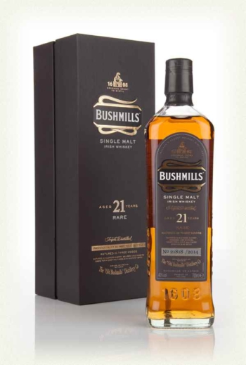 Bushmills 21 years old, 70 cl., 40% alc.-0