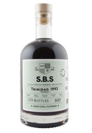 1423 S.B.S. Trinidad 1993 Caroni 'The Beast' rum, 70 cl., 50,7% alc.-0