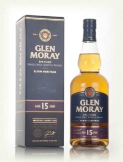 Glen Moray 15 years old, Elgin Heritage, 70 cl., 40% alc-0