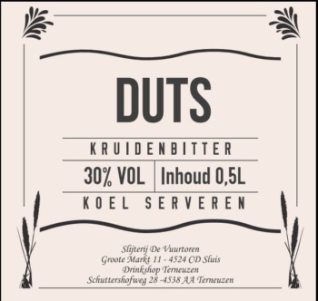 DUTS Kruidenbitter, 50cl, 30%-0