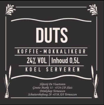 DUTS Koffie-mokkalikeur, 50cl, 24% alc.-3153