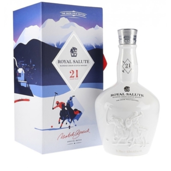 Chivas Royal Salute 21 years Snow Polo Edition, 70 cl, 46,5% alc.-0