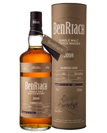 The BenRiach 2008 Batch 16, 10 years old cask #3085, 70 cl., 61,6% alc.-0