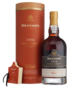 Graham’s Single Harvest Tawny Port 1974 (in luxe tube)