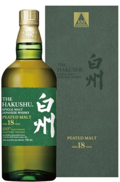 Suntory The Hakushu Peated Malt – 18-Years-Old 2023 – 100th Anniversary, 70 cl, 48% alcohol