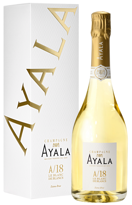 Ayala A/18 Le Blanc de Blancs Extra Brut (in luxe geschenkdoos)