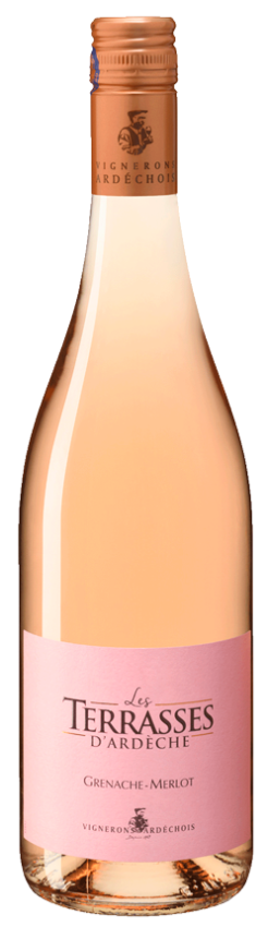 Les Terrasses D'Ardèche Grenache-Merlot Rosé