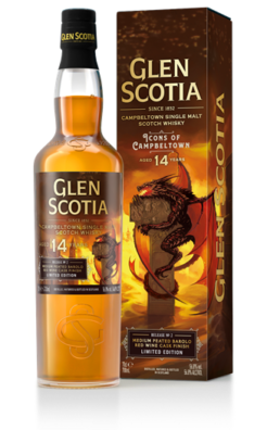 Glen Scotia 14 Years 'The Dragon' Icons of Campbeltown 2nd Release - 56.8% alc.