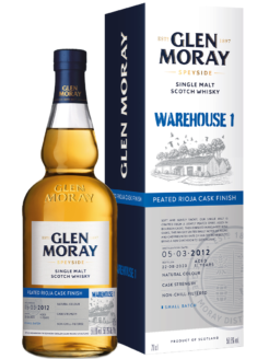 Glen Moray Warehouse 1 - 11 Years Old Peated Rioja Cask - Cask Strength 58,8%