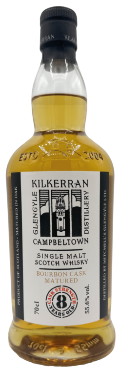 Kilkerran 8 Years Old Cask Strength - Bourbon Cask (55,6% alc.)