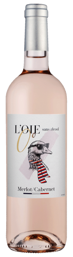 L'OIE 0° Rosé Merlot/Cabernet alcohol free