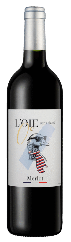 L'OIE 0° Rouge Merlot alcohol free