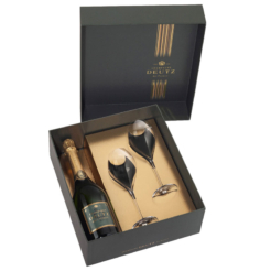 Deutz Brut Champagne Classic met 2 glazen - geschenkverpakking