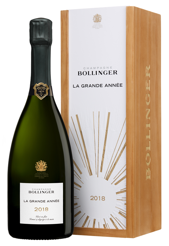 Bollinger La Grande Année Brut 2018 (in luxe houten kist)